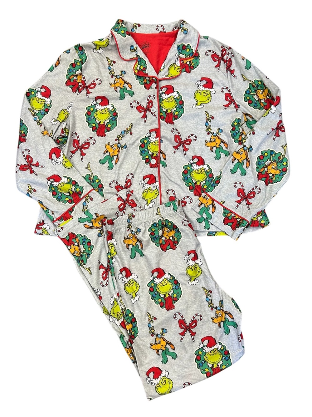 The Grinch Dr. Suess pajama pant set 2X NWOT